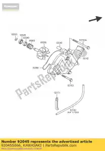 kawasaki 92045S066 kogellagers lv1000-a1h - Onderkant