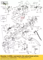 110562513, Kawasaki, suporte, cobertura, rh, lwr zr1000fe kawasaki  z 1000 2015 2016 2017 2018 2019 2020 2021, Novo