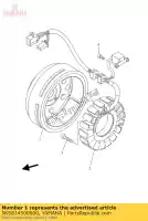 5KS814500000, Yamaha, conjunto do rotor yamaha bt xvs 1100 2000 2001 2002 2003 2004 2005 2006, Novo