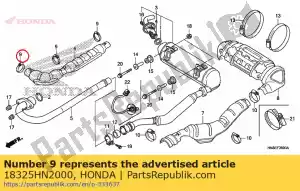 honda 18325HN2000 zespó?, np. os?ona rury - Dół