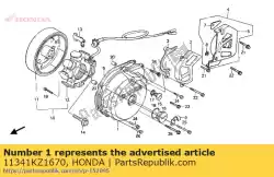Ici, vous pouvez commander le aucune description disponible pour le moment auprès de Honda , avec le numéro de pièce 11341KZ1670: