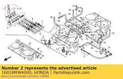 Qui puoi ordinare set leva, choke link da Honda , con numero parte 16018MW4000: