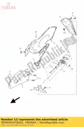 Tutaj możesz zamówić zgoda, ? Wiat? O rejestracyjne od Yamaha , z numerem części 5RWH45470000: