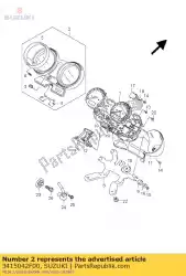 Aquí puede pedir caja superior de Suzuki , con el número de pieza 3415042F00: