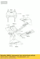 560511895, Kawasaki, mark,upp cowling,kawa kawasaki zz r600 600 , New