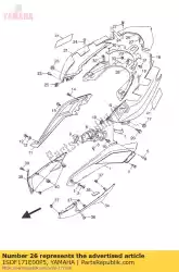 bedek zijde 5 dnmh van Yamaha, met onderdeel nummer 1SDF171E00P5, bestel je hier online: