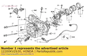 Honda 12200KVZ630 komp. g?owicy, cylinder - Dół