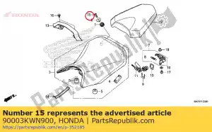 honda 90003KWN900 ?ruba specjalna 6x23,5 - Dół