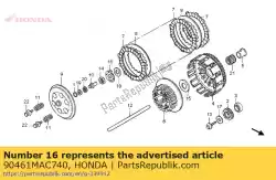 Ici, vous pouvez commander le rondelle, serrure, 18mm auprès de Honda , avec le numéro de pièce 90461MAC740: