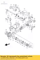 1120937F50, Suzuki, Arm assy, ??exh ma suzuki rm 250 2006 2007 2008, Nieuw