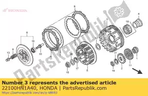 Honda 22100HN1A40 outer comp,clutch - Bottom side