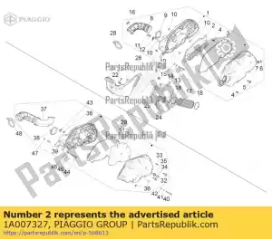 Piaggio Group 1A007327 luftfilter - Lado inferior