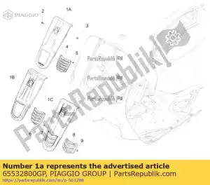 Piaggio Group 65532800GP cubreescudo - Bottom side