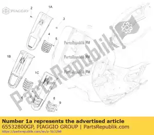 Piaggio Group 65532800GP cubreescudo - Dół