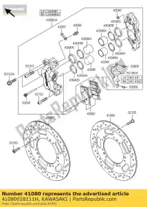 kawasaki 41080018111H disc,fr,black vn1700bbf - Bottom side