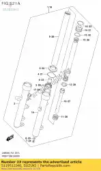 Here you can order the piece,fr fork o from Suzuki, with part number 5119512J40: