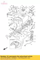 Aqui você pode pedir o suporte, bomba de combustível em Yamaha , com o número da peça 1RC244910000: