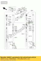 440371442, Kawasaki, holder-fork under kawasaki zx6rr ninja k m zx 6r 6rr 600 , New