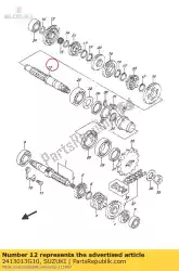 Qui puoi ordinare semiasse da Suzuki , con numero parte 2413013G10: