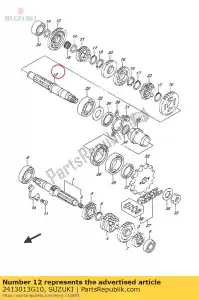 Suzuki 2413013G10 semiasse - Il fondo