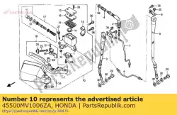 Ici, vous pouvez commander le cylindre ass., fr. Maste auprès de Honda , avec le numéro de pièce 45500MV1006ZA: