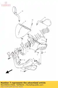 yamaha 901590513400 vite, con rondella (1nl) - Il fondo