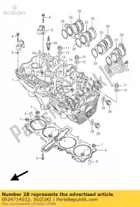 Suzuki 0924714032 plug - Onderkant