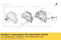 37130MEL600, Honda, geval, onder honda cbr 1000 2004 2005 2006 2007, Nieuw