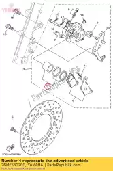 Here you can order the piston assy, calip from Yamaha, with part number 2BMF580200: