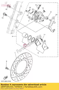 yamaha 2BMF580200 piston assy, calip - Bottom side