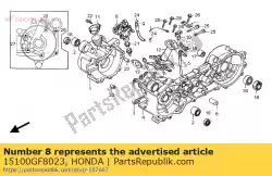 Here you can order the pump assy.,oil from Honda, with part number 15100GF8023: