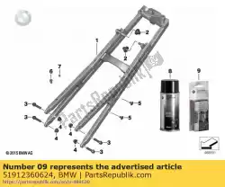 Aqui você pode pedir o conjunto de bastão de retoque preto mate - 2x12ml a45 em BMW , com o número da peça 51912360624: