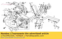 Qui puoi ordinare nessuna descrizione disponibile al momento da Honda , con numero parte 17925MEJJ00: