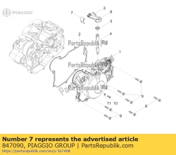 Aprilia 847090, Bord, OEM: Aprilia 847090