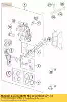 77013019000, KTM, representante kit pistão 24mm gasgas husqvarna ktm  exc sx xc xcf 125 150 200 250 300 350 400 450 500 501 530 2009 2010 2011 2012 2013 2014 2015 2016 2017 2018 2019 2020 2021 2022, Novo