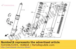 Ici, vous pouvez commander le buisson, guide auprès de Honda , avec le numéro de pièce 51414KZ3701: