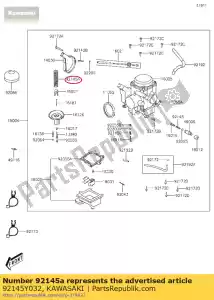 kawasaki 92145Y032 spr??yna, zawór podci?nieniowy kvf300ccf - Dół