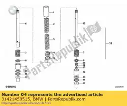 zuiger- van BMW, met onderdeel nummer 31421450515, bestel je hier online: