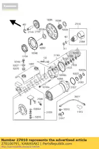 kawasaki 270100791 interruptor magnético zr750-h5 - Lado inferior