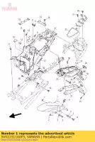 5VX21511A0P3, Yamaha, guardabarros delantero yamaha xj 600 2010 2011, Nuevo