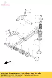 Ici, vous pouvez commander le ressort, valve externe auprès de Yamaha , avec le numéro de pièce 4G0121140100: