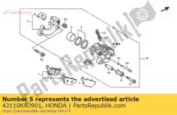 beugel comp., rr. Van Honda, met onderdeel nummer 43110KRJ901, bestel je hier online: