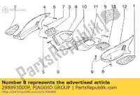 298893000P, Piaggio Group, Entrée d'air gilera runner 50 125 180 200 1998, Nouveau