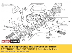 aprilia AP8218288 d?wignia hamulca przedniego - Prawa strona