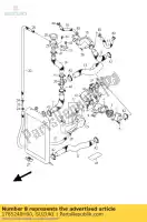 1785240H00, Suzuki, manguera, radiador o suzuki vz 1500 2009 2010, Nuevo