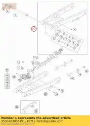 Qui puoi ordinare braccio oscillante cpl. 50 sx 2016 da KTM , con numero parte 4530403004491: