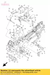 Ici, vous pouvez commander le boulon auprès de Yamaha , avec le numéro de pièce 913141205500: