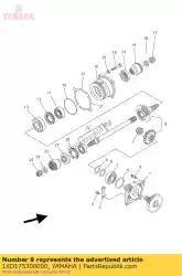 Ici, vous pouvez commander le jeu de pignons auprès de Yamaha , avec le numéro de pièce 1XD175300000: