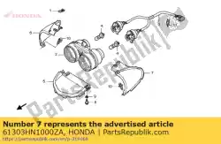 Here you can order the cover,l head*nh1* from Honda, with part number 61303HN1000ZA: