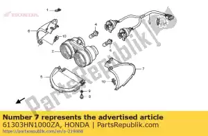 Honda 61303HN1000ZA couvercle, tête l * nh1 * - La partie au fond